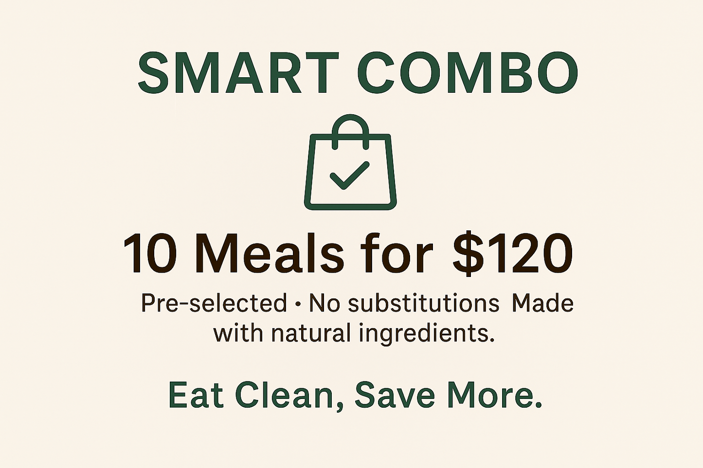 SMART COMBO – 10 Balanced Meals